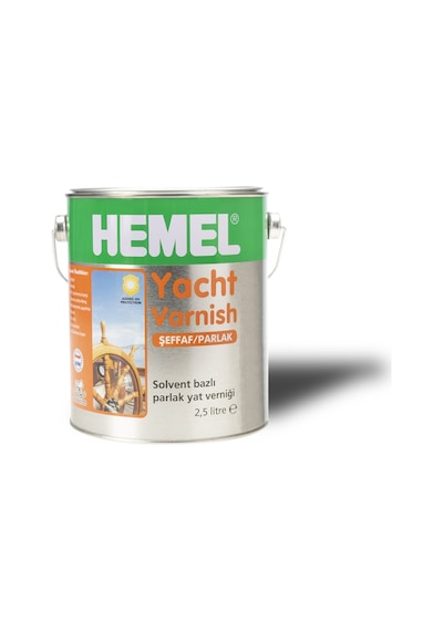 Hemel Yat Verniği Parlak Şeffaf 2,5 Lt