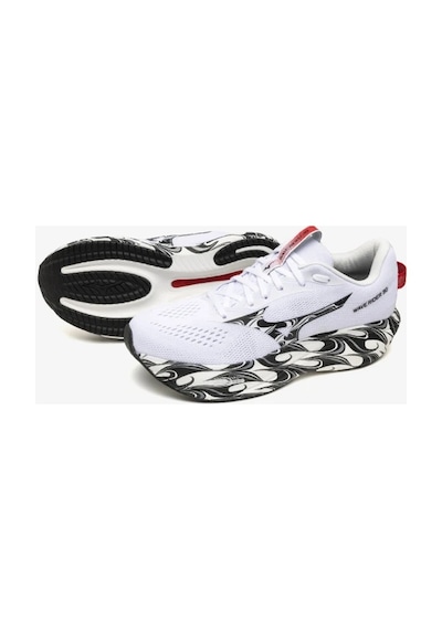 Mizuno Wave Rider 30 Unisex Koşu Ayakkabısı Beyaz / Siyah Çok Renkli