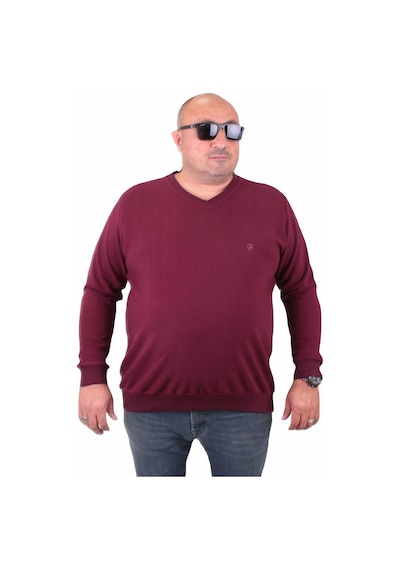 Moc Grande Mocgrande Büyük Beden Selanik V Yaka Classic Sweat 23201 Murdum-Murdum Moc Grande Mocgrande Büyük Beden Selanik V Yaka Classic Sweat 23201 Murdum-Murdum