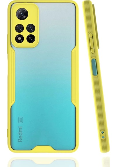 Newface Xiaomi Redmi Note 11 Pro Plus 5g Kılıf Platin Silikon - Sarı