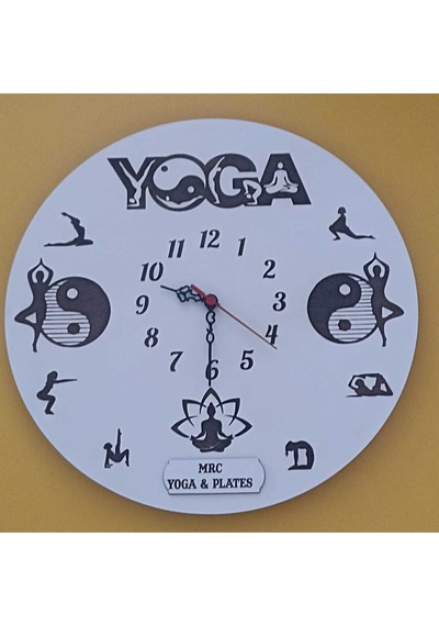 İş Yeri İçin Kişiye Özel İsim Yazılı Yoga & Plates Siyah