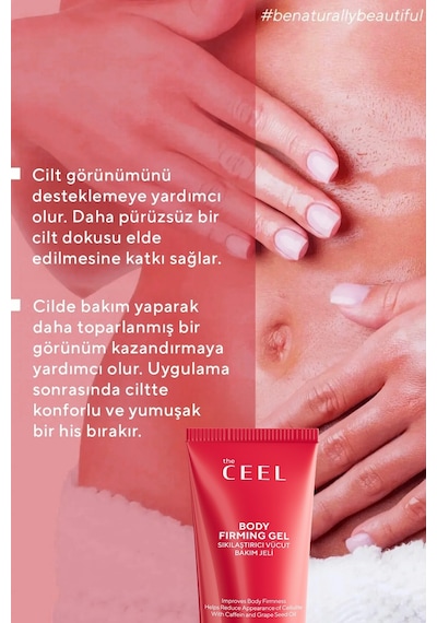 The Ceel Kafein & Üzüm Çekirdeği Yağı Sıkılaştırıcı Vücut Bakım Jeli 250 ML