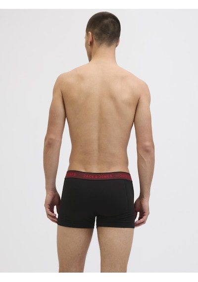 Jack & Jones Erkek 5'li Boxer Paketi - Twisted - 12293346 Fiery Red