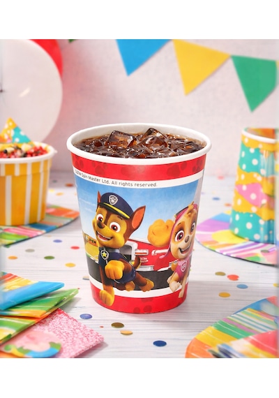 Paw Patrol Chase Temalı Karton Bardak - Doğum Günü Parti Malzemeleri 10 Adet Diğer