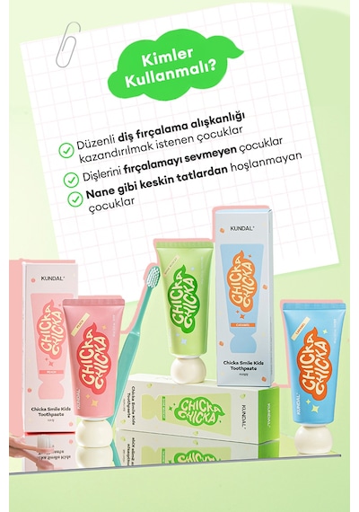 Kundal Chicka Smile Kids Toothpaste Caramel