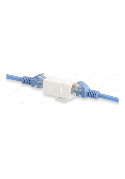 RJ45 Cat6 Keystone Konnektör Jack Dişi-Dişi Ara Adaptör