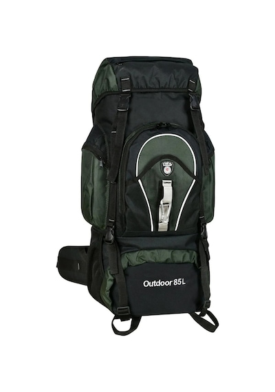 Cakard Unisex Dağcı Sırt Gezi Seyahat Kamp Çantası 85+10 Lt Haki