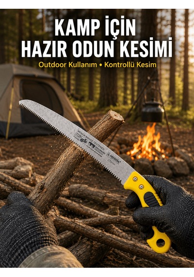 Lexroo El Tipi Bahçe Bıçkısı Dayanıklı Çelik Kesim Testeresi