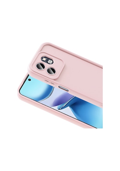 İnfinix Smart 9 Kılıf Kamera Korumalı Zore Ananas Kapak Pembe
