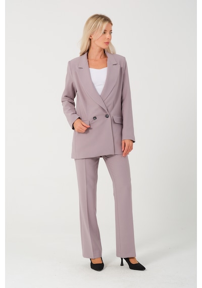 Gri Oversize Blazer Ceket Gri