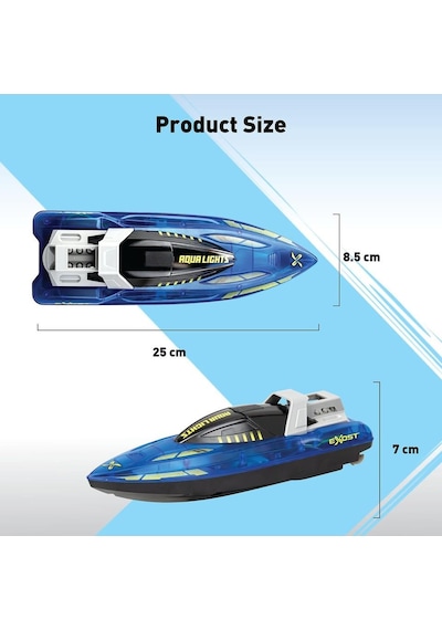 Silverlit Exost Aqua Lights Uzaktan Kumandalı 1 18 Sürat Teknesi