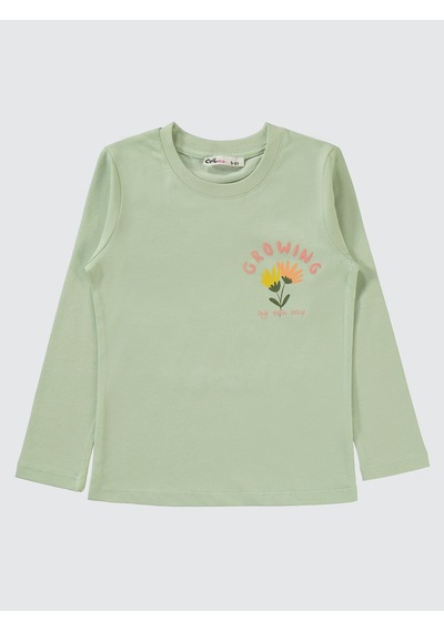 Civil Girls Kız Çocuk 2'li Sweatshirt 5-13 Yaş Yeşil