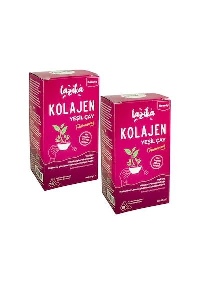 Lazika Kolajen Piramit Poşet Yeşil Çay 2 X 18 Poşet