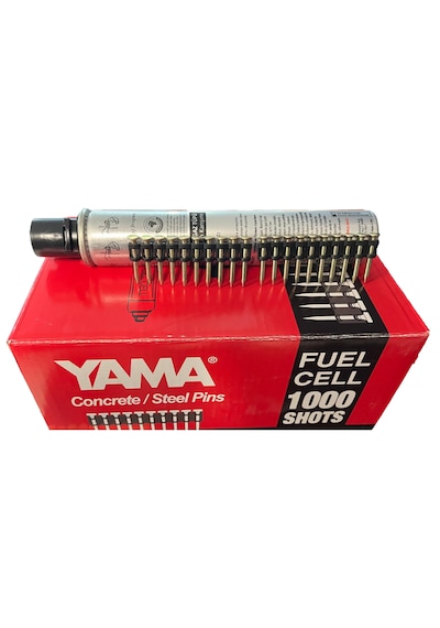Yama Pcs2727g Gazlı Tabanca Beton Çivisi 27mm 1000 Adet + Gaz