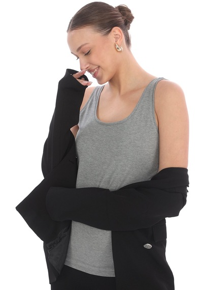 Penyebizden Extra Yumuşak Viskon Atlet Home&outdoor-gri Melanj