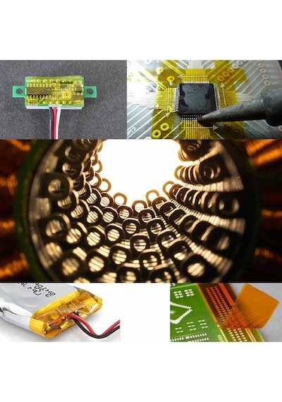 Kapton Bant 5mm X 30 Metre -73c/260c Termal Isıya Dayanıklı Güçlü Yalıtım Çizilme-yırtılmaya Direnç