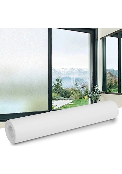 Özel Üretim Gizlilik Sağlayan Pencere Güneş Korumalı Uv Engelleyici Buzlu Cam Filmi 5 Metre X 60 Cm.