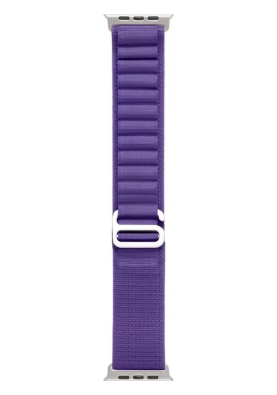 Watch 42mm Uyumlu Krd-74 Hasır Rhn Kordon Mor