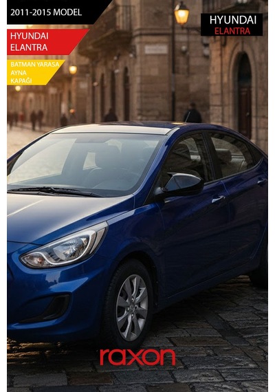 Hyundaı Elantra 2011-2015 Sinyalsiz Batman & Yarasa Ayna Kapağı Parlak Piano Black Sport
