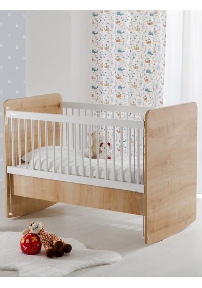 Bw1076 - Pratik Anne Yanı Sallanır Beşik Ahşap 60x120 Ahşap