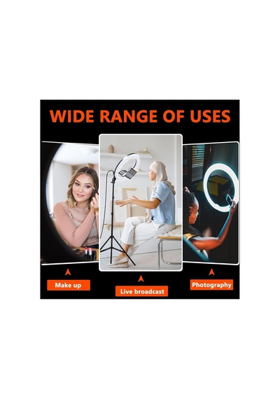 Profesyonel 21 İnç 65w Ring Light Çekim Işığı, 560 Led Ayarlanabilir Parlaklık Kumandalı Makyaj Kuaför Video F