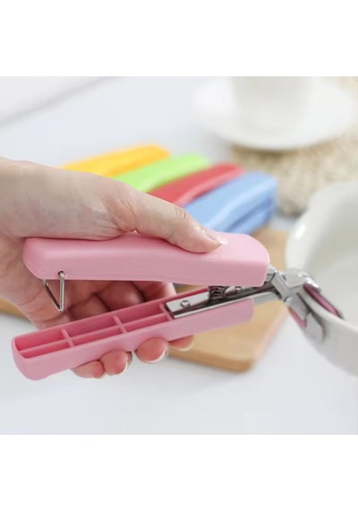 Tava Tencere Tabak Tutacacağı Kase Tutacak Servis Tabak Tutma Aparatı Pratik Tutucu Maşa-pembe Pasla