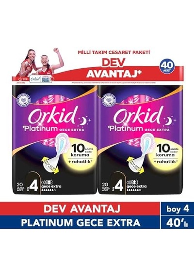 Platinum Cesaret Paketi Gece Ekstra 40'lı Yeni