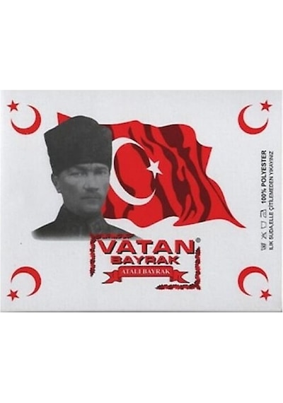 Vatan Atatürklü Bayrak 50X75