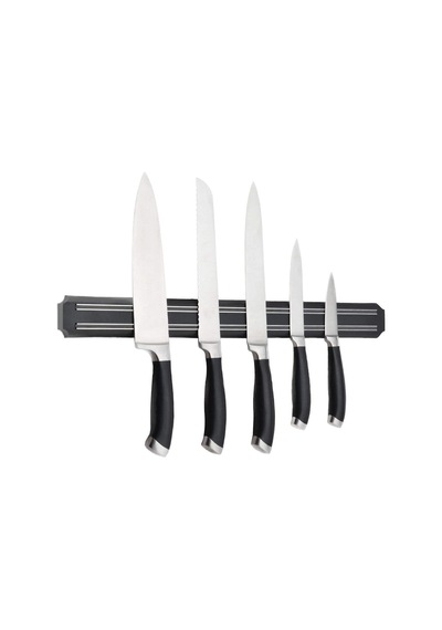 Manyetik Bıçak Askısı 33 Cm. Metal Siyah Diğer