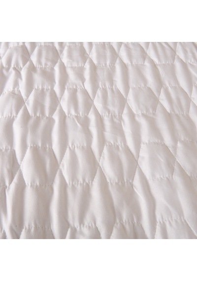 Soft Kapitoneli Sıvı Geçirmez Fitted Çift Kişilik Alez - Beyaz - 180x200 Cm Çok Renkli