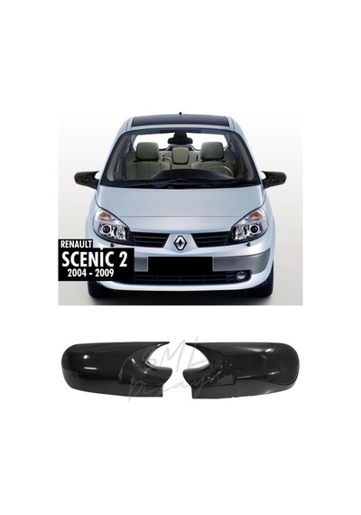 Renault Scenic 2 2004-2009 Batman-Yarasa Ayna Kapağı (Plastik)