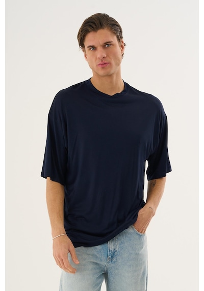 Alexander Gardi Alexandergardı Basic Oversize T-shirt Lacivert