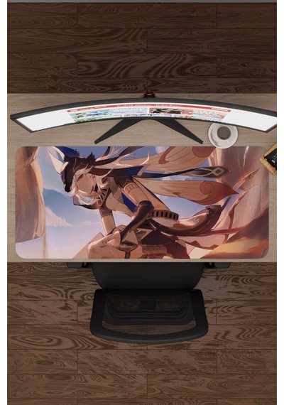 Cyno Genshin Impact Anime Gacha V2 - 90x40 Xxl Gaming Mouse Pad Fare Altlığı