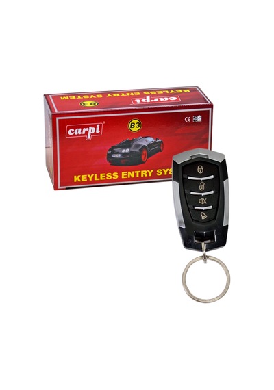 Carpi Açma Kapama 12v Siyah-krom Kumandalı 4 Tuşlu Sinyal Çıkışlı Br4602607