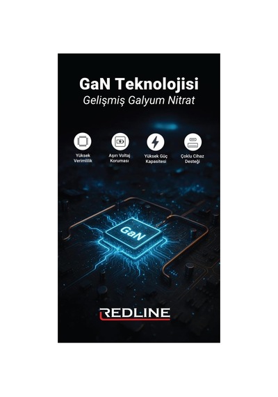 Type-c Ve Usb-a Portlu 35w Gan Hızlı Şarj Adaptörü