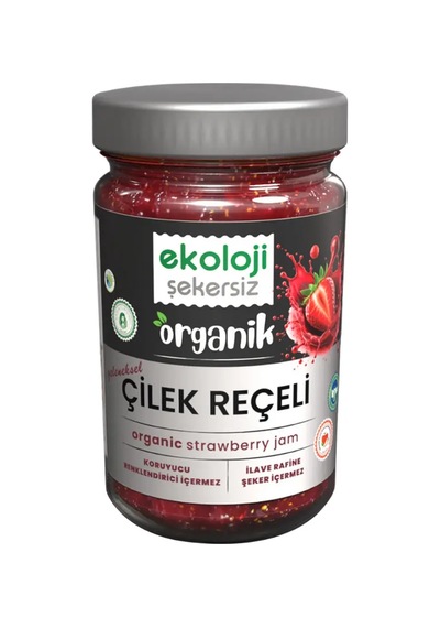 Ekoloji Market Organik Çilek Reçel 380 G