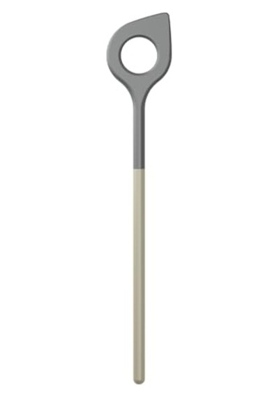 Optima Delikli Ve Renkli Saplı Karıştırma Kaşığı 31 Cm