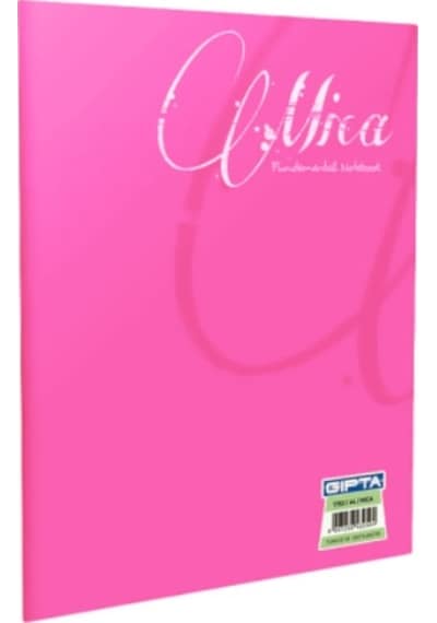 Gıpta Mica Tel Dikişli Plastik Kapak Defter A5 100 Yaprak Çizgili