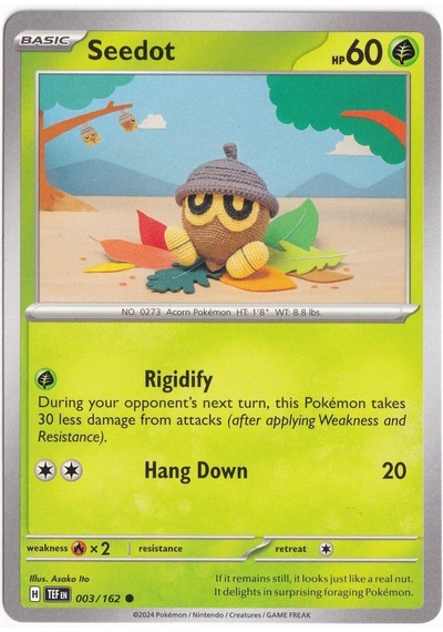 Seedot 003/162 - Temporal Forces - Pokemon Kartı Mint
