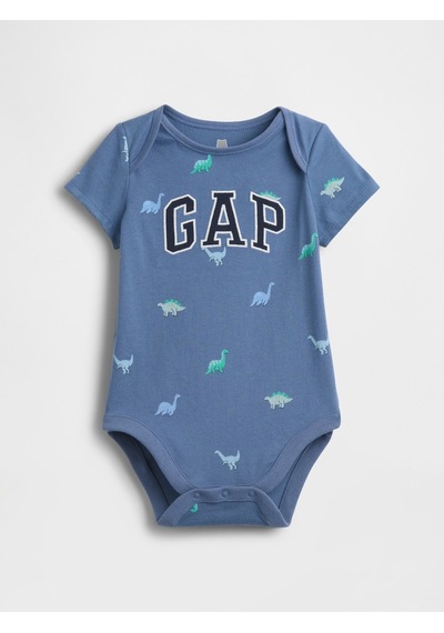 Gap Intl B Ss Logo Bs Çocuk Mavi Bodysuıt 883496001