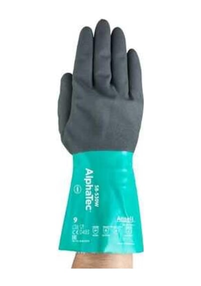 Ansell Alphatec 58-530W Kimyasal Ve Sıvı Korumalı Iş Eldiveni