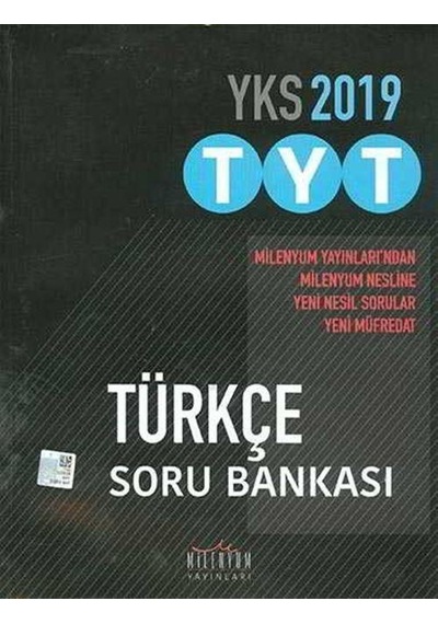 2019 YKS TYT Türkçe Soru Bankası -  Milenyum