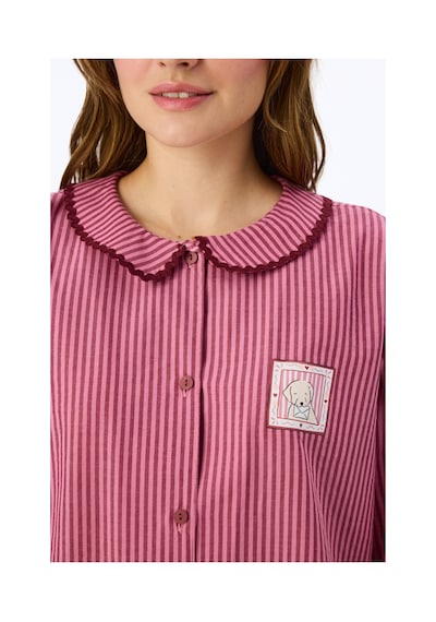 Penti Gül Kurusu Rosy Uzun Kollu Gömlek Pantolon Pijama Takımı Pk34