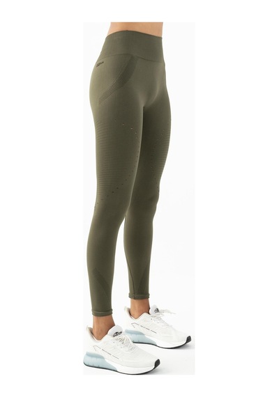 Maraton Active Slimfit Kadın Koşu Haki Tayt 812118-haki