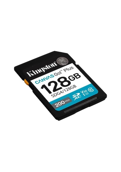 Kıngston 128gb Canvas Go Sdg4/128gb Sdhc Hafıza Kartı