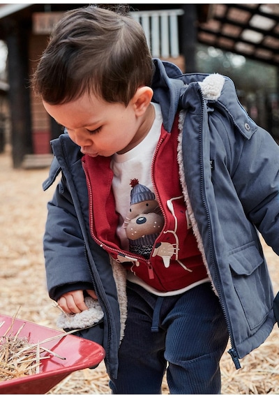 Mayoral Erkek Bebek Parka Mont Lacivert Lacivert