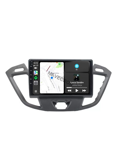 Ford Transıt 2015-19 9" Uyumlu Androıd Multimedya Gerçek 2/32 Kablosuz Carplay Geri Görüş Kameralı 9"