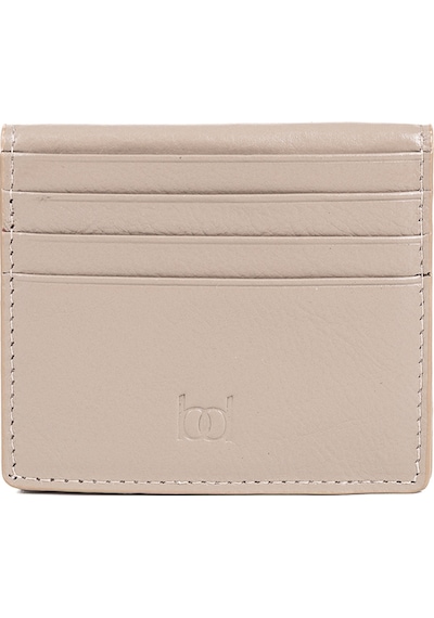 Bayderi Luis Unisex Hakiki Deri Kartlık Vizon