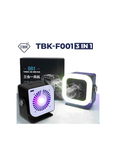 Tbk F001 Masa Üstü Mini Duman Emici Çok Fonksiyonlu Fan