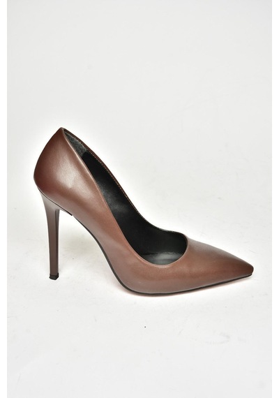 Fox Shoes T676192009 Kahverengi İnce Topuklu Kadın Stiletto Kahverengi